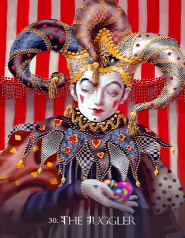 Divine Circus Clown Art Paint By Numbers