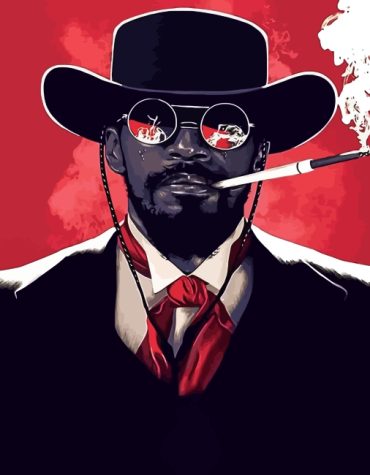 Django Unchained Movie Paint By Numbers