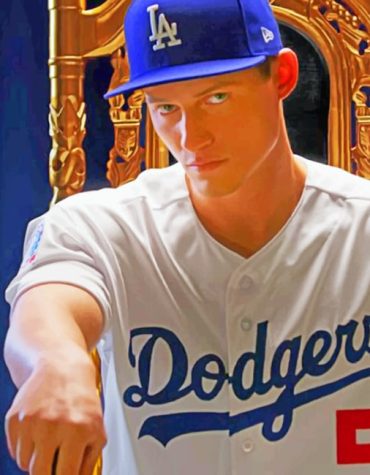 Dodgers Baseball Paint By Numbers