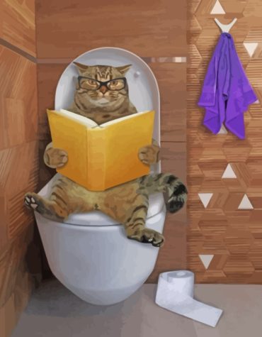 Dog Bathroom Humor Paint By Numbers