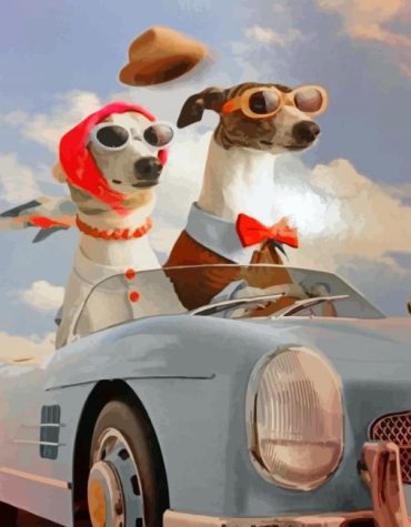 Dogs Romance Paint By Numbers