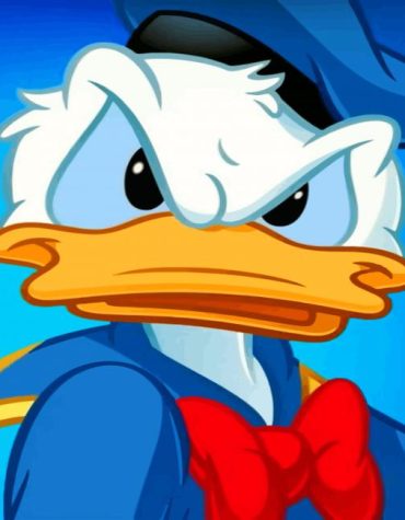 Donald Duck Easy Kids Painting Activity Paint By Numbers