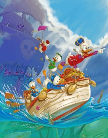 Disney Donald Duck Paint By Numbers