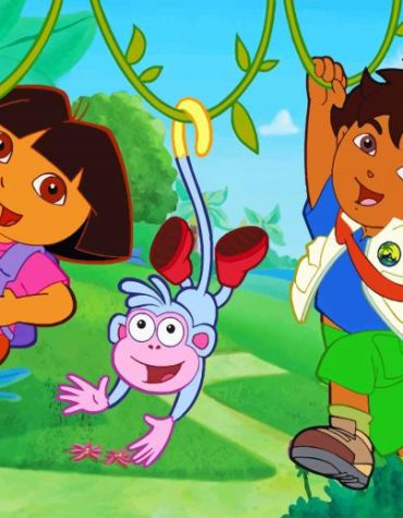 Dora Diego Adventure Paint By Numbers