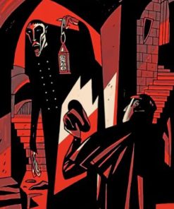 Dracula Vampire Art Paint By Numbers