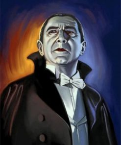 Dracula Vampire Paint By Numbers