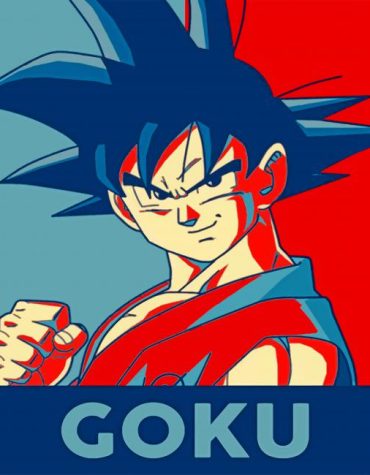 Goku Anime Adventure Paint By Numbers