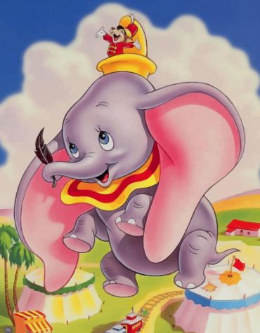 Dumbo Elephant Adventure Paint By Numbers