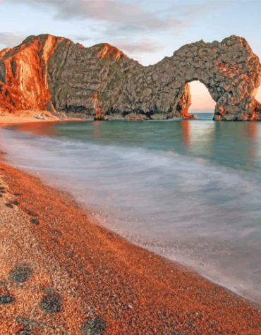 Durdle Door Seaside Paint By Numbers