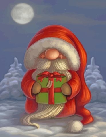 Dwarf Santa Christmas Paint By Numbers