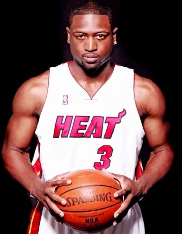 Dwyane Wade Basketball Icon Paint By Numbers