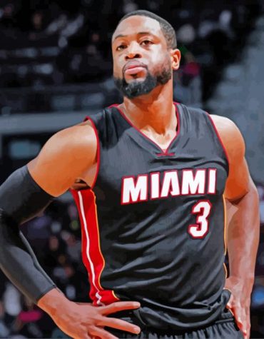 Dwyane Wade Basketball Legend Paint By Numbers