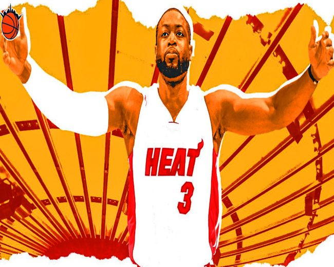 Dwyane Wade Sports Painting Paint By Numbers