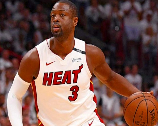 Basketball Legend Dwyane Wade Paint By Numbers