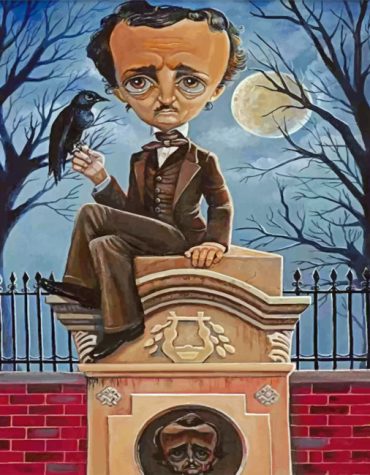 Edgar Allan Poe Ghostly Cartoons Paint By Numbers