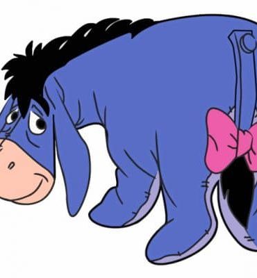 Eeyore Cartoon Paint By Numbers
