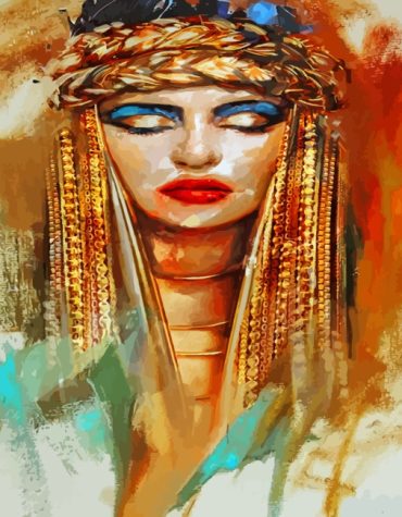 Elegant Egyptian Woman Paint By Numbers