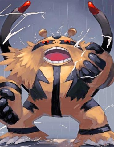 Electivire Pokemon Paint By Numbers