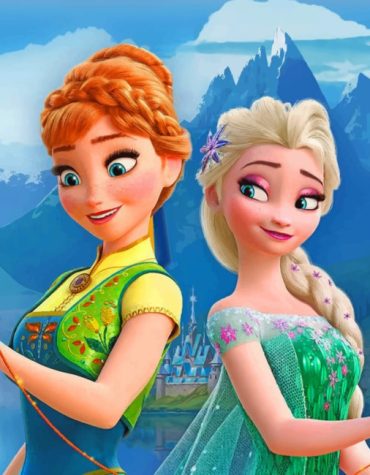 Elsa and Anna Disney Paint By Numbers