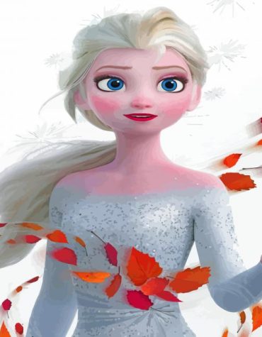 Elsa Disney Princess Paint By Numbers