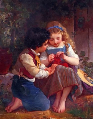 Emile Munier Vintage Paint By Numbers
