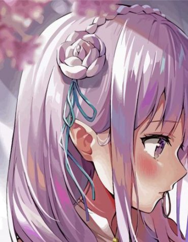 Emilia Anime Journey Paint By Numbers