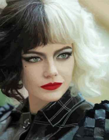 Emma Stone Cruella Movie Paint By Numbers