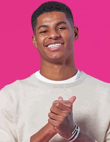 Marcus Rashford Football Legend Paint By Numbers