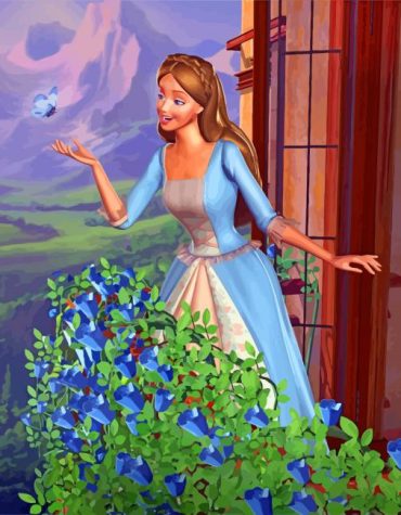 Erika Barbie Princess Animation Paint By Numbers