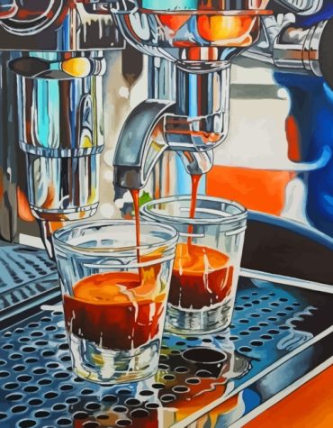 Espresso Coffee Delight Paint By Numbers