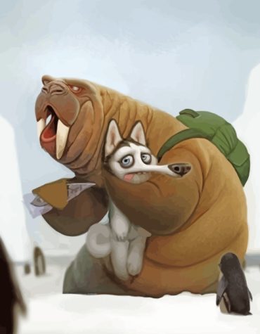 Evil Walrus Animal Paint By Numbers