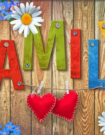 Aesthetic Family Love Paint By Numbers