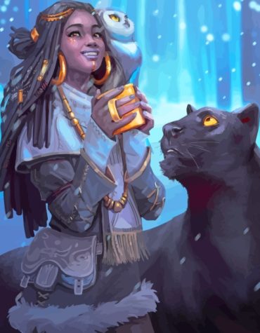 Elegant African Lady Paint By Numbers