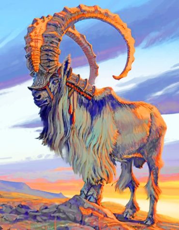 Mountain Goat Paint By Numbers