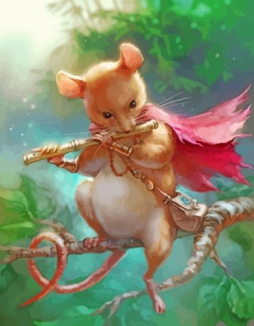 Musical Mouse Paint By Numbers