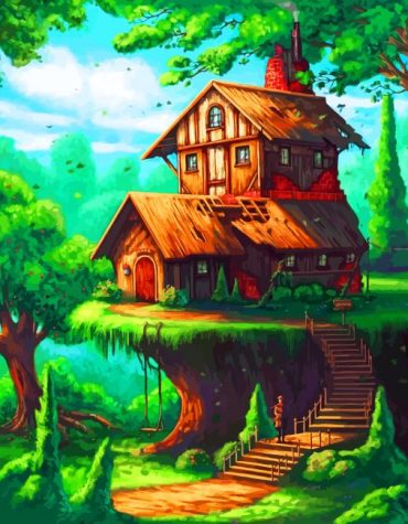 Magical Tree House Paint By Numbers