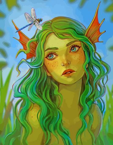 Fantasy Water Nymph Woman Paint By Numbers