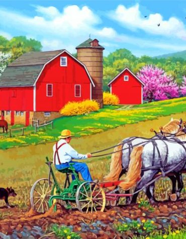 Farm Landscapes Paint By Numbers