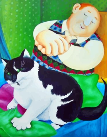 Fat Cat Fun Paint By Numbers