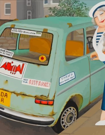 Botero Style Fat Woman Paint By Numbers