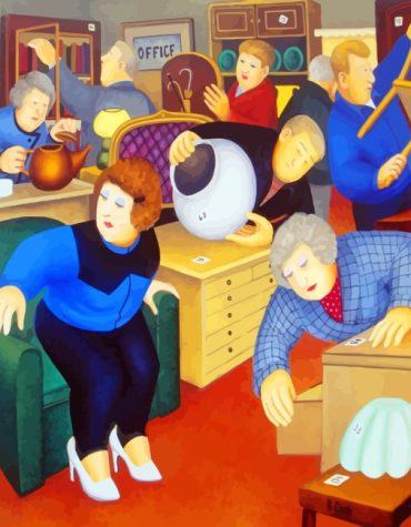 Botero's Fat People Paint By Numbers