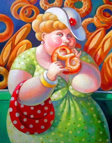 Fat Lady Painting Paint By Numbers