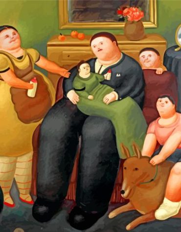 Fernando Botero Family Paint By Numbers