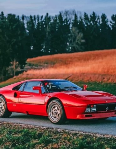 Ferrari Testarossa Classic Paint By Numbers