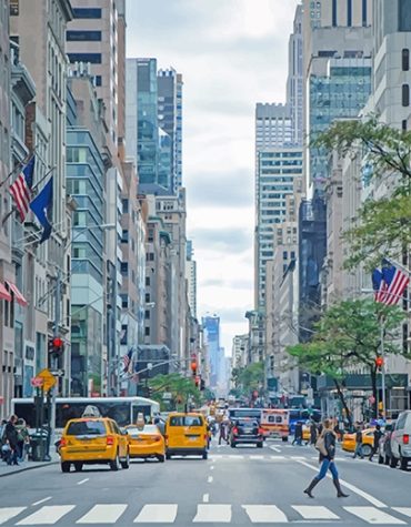 New York City Taxi Paint By Numbers