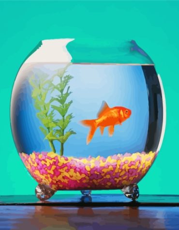 Golden Fish Paint By Numbers