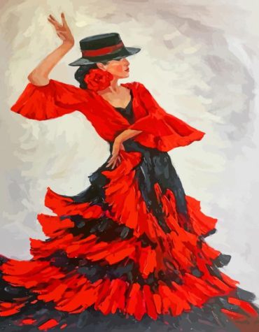 Flamenco Spanish Woman Paint By Numbers