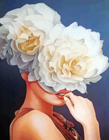 Woman in Bloom Paint By Numbers