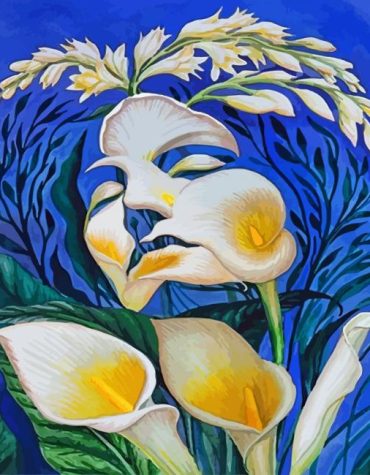 Floral Woman Fantasy Paint By Numbers