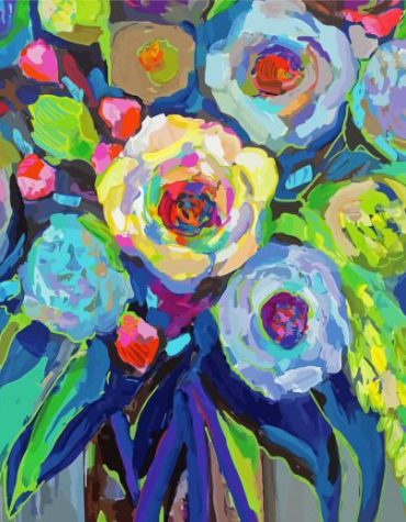 Jeanette Vertentes Flowers Paint By Numbers